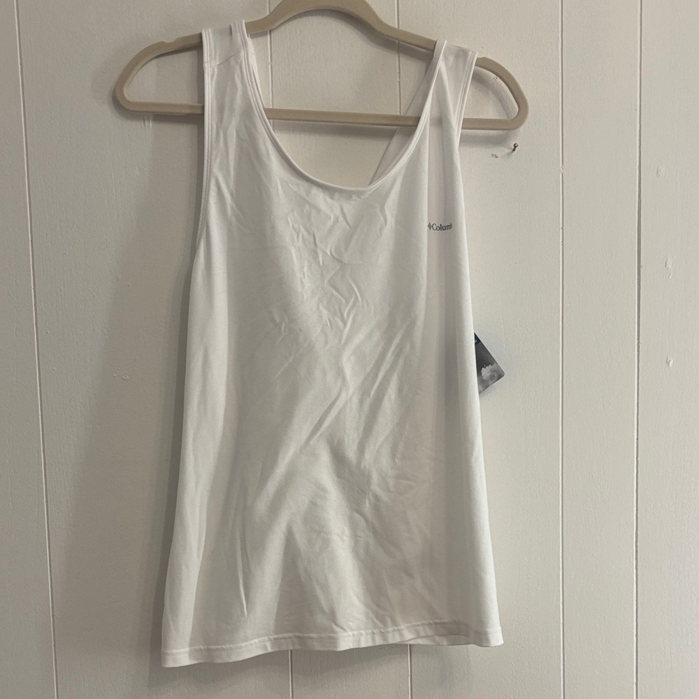Columbia Classic White Tank Top